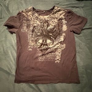 Men's Graphic T-Shirt in Brown